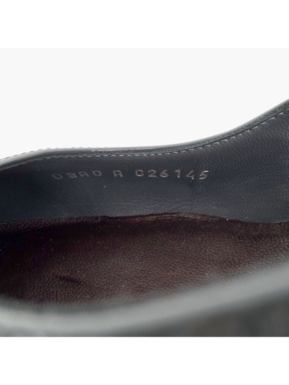 Chanel Gray Burgundy Patent Cap Toe Slingback Platform Pumps Size 37.5 US 6.5–7 - Picture 15 of 15